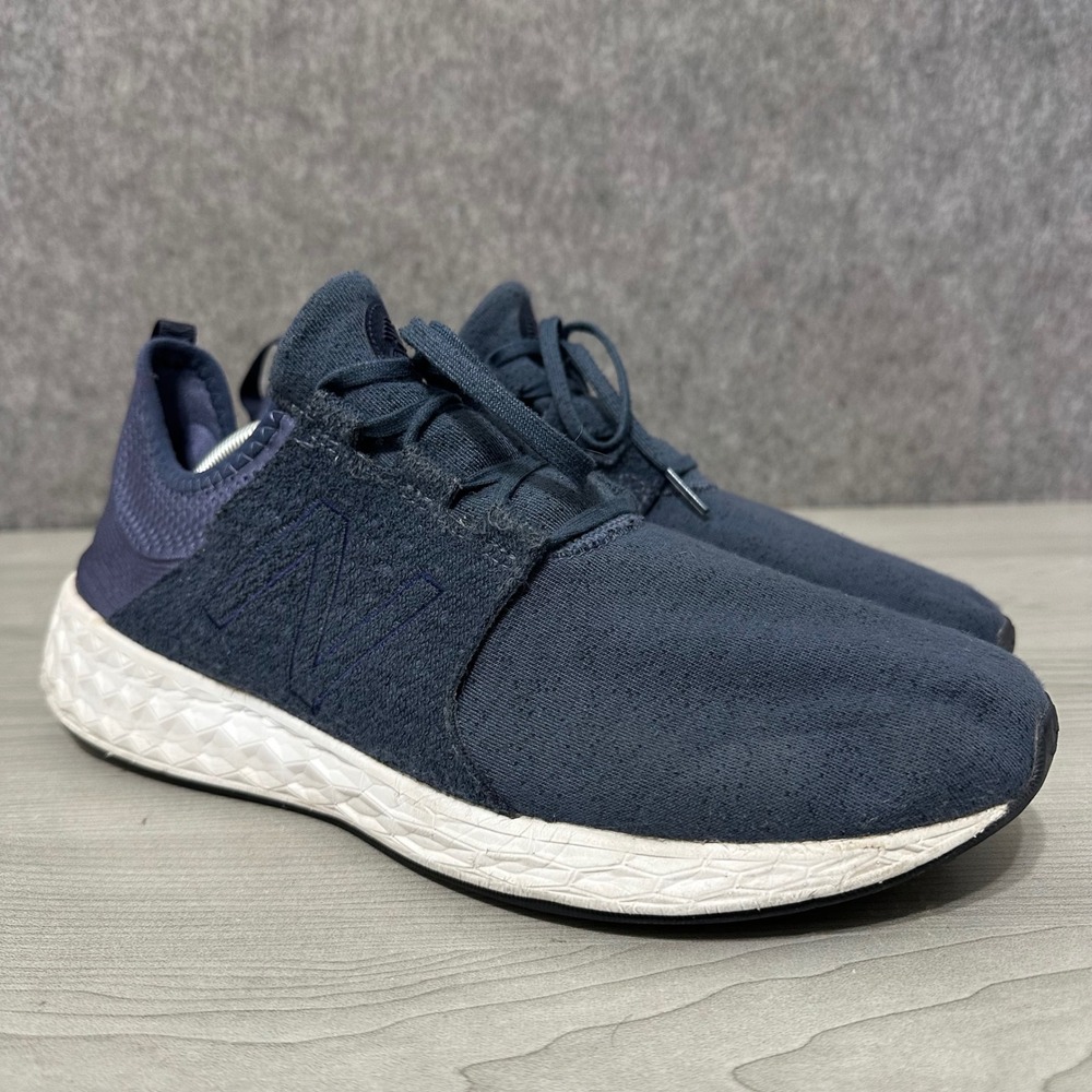 New Balance Fresh Foam Cruz Mens 13 Navy Blue Running Shoes Sneakers
